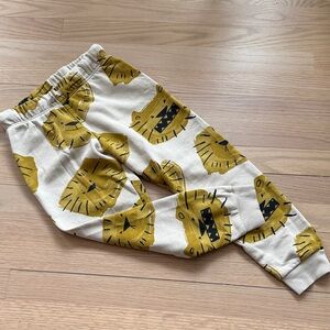 Kids Lion Print Joggers - H&M - Size 6
